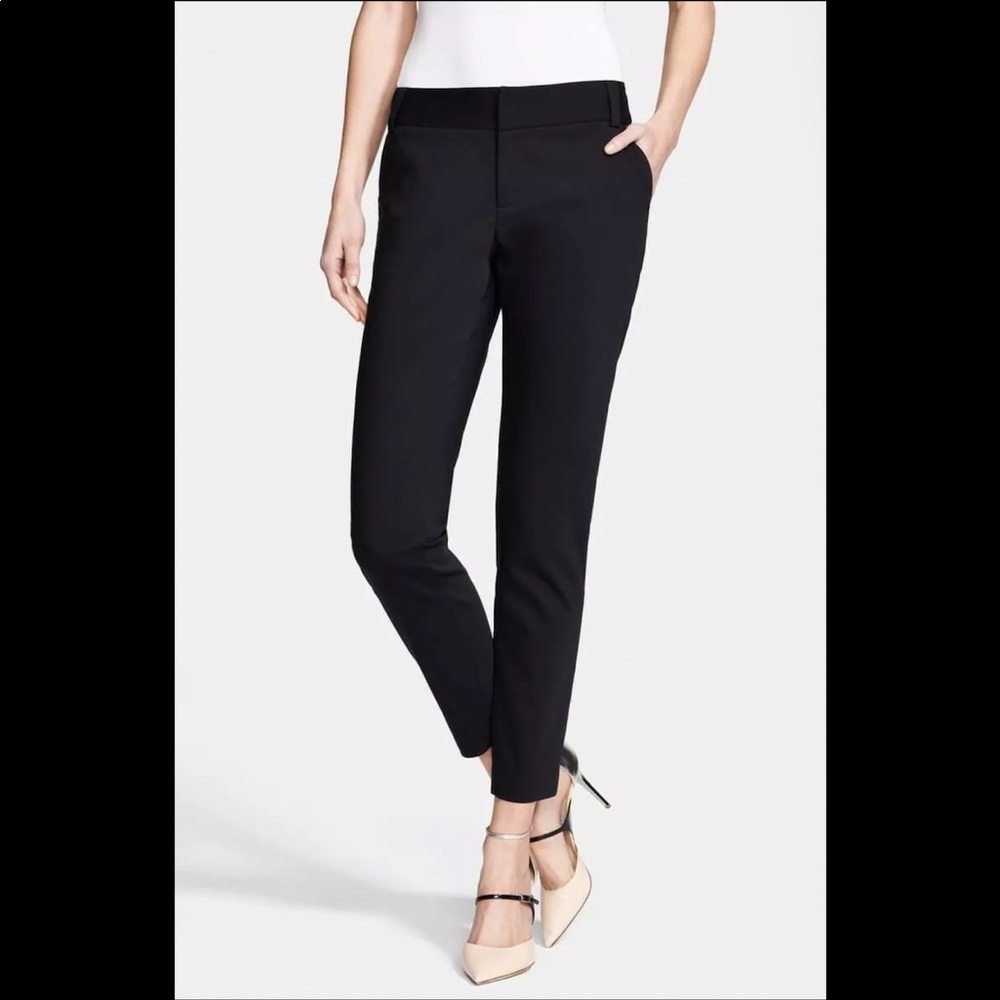 Alice + Olivia Black Stacey Pants Size 12